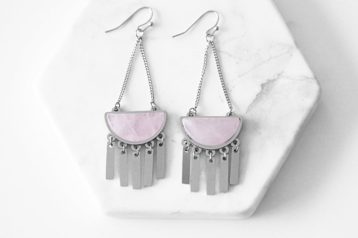 Bianca Collection - Silver Lilac Earrings (Limited Edition)
