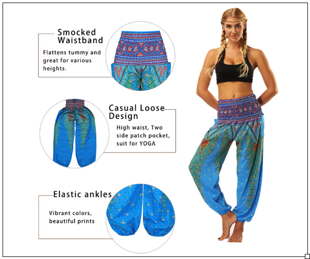 Boho Loose Yoga Pants