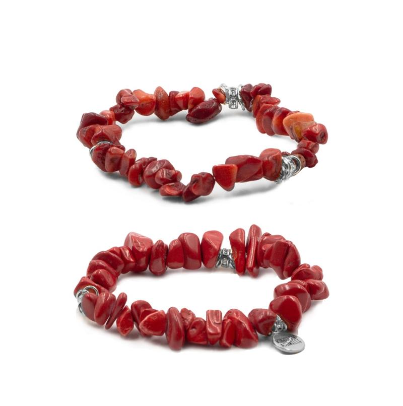 Circe Collection - Silver Cherry Bracelet Set - Limited Quantity!