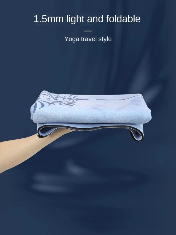 Travel Anti-Slip Yoga Mat/Towel - Light and Foldable