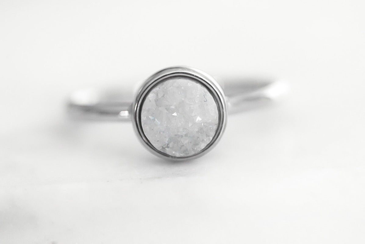 Stone Collection - Silver Quartz Ring