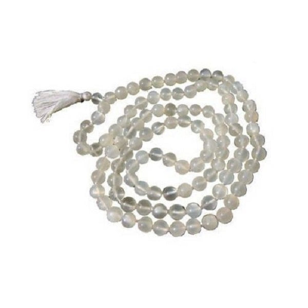 Moon Stone Mala Necklace